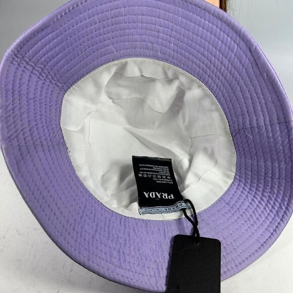 Prada Re-nylon Bucket Hat Purple Unisex Size S/M main image 7